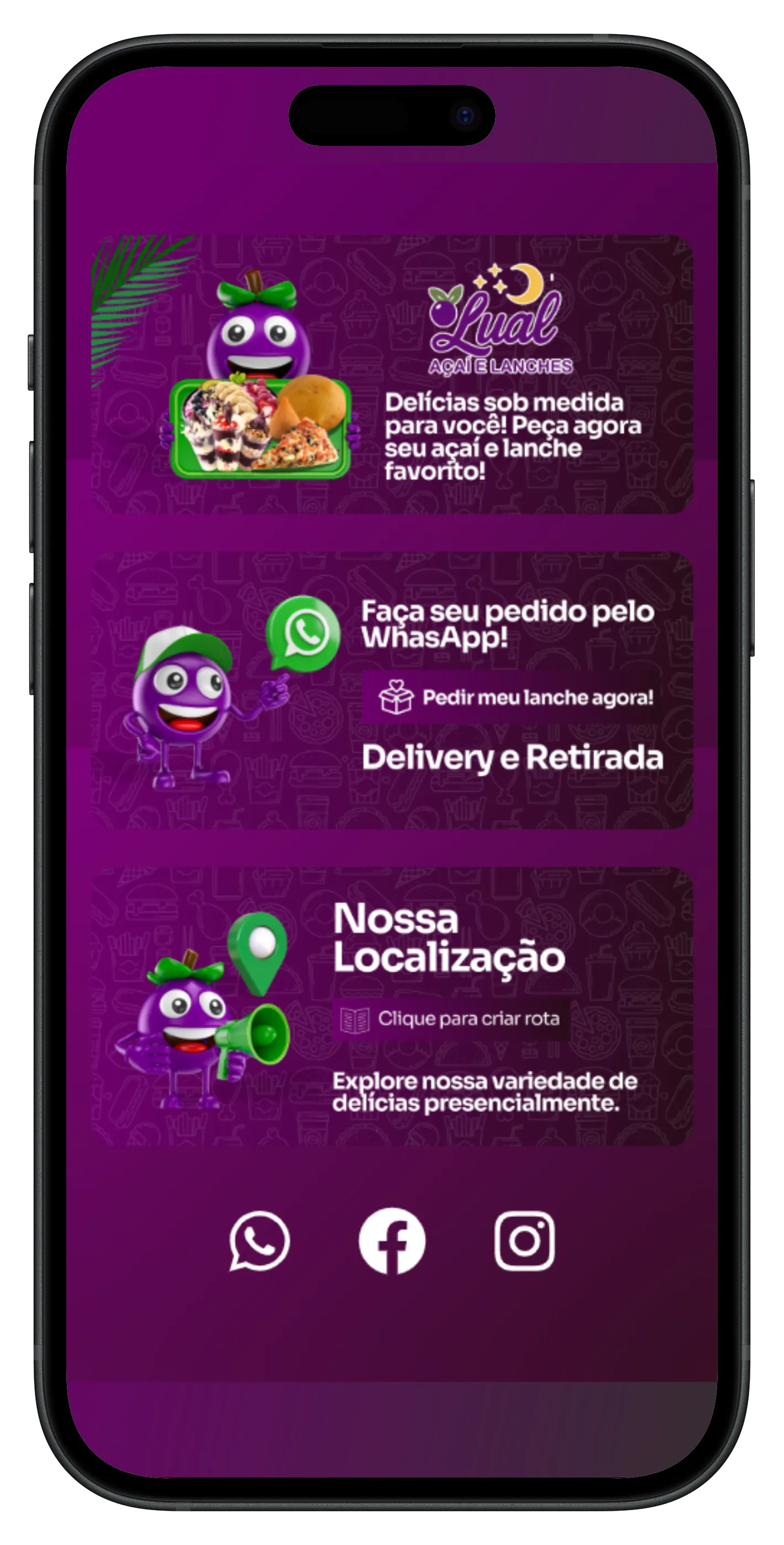 Amostra de BioLink — tema elegante