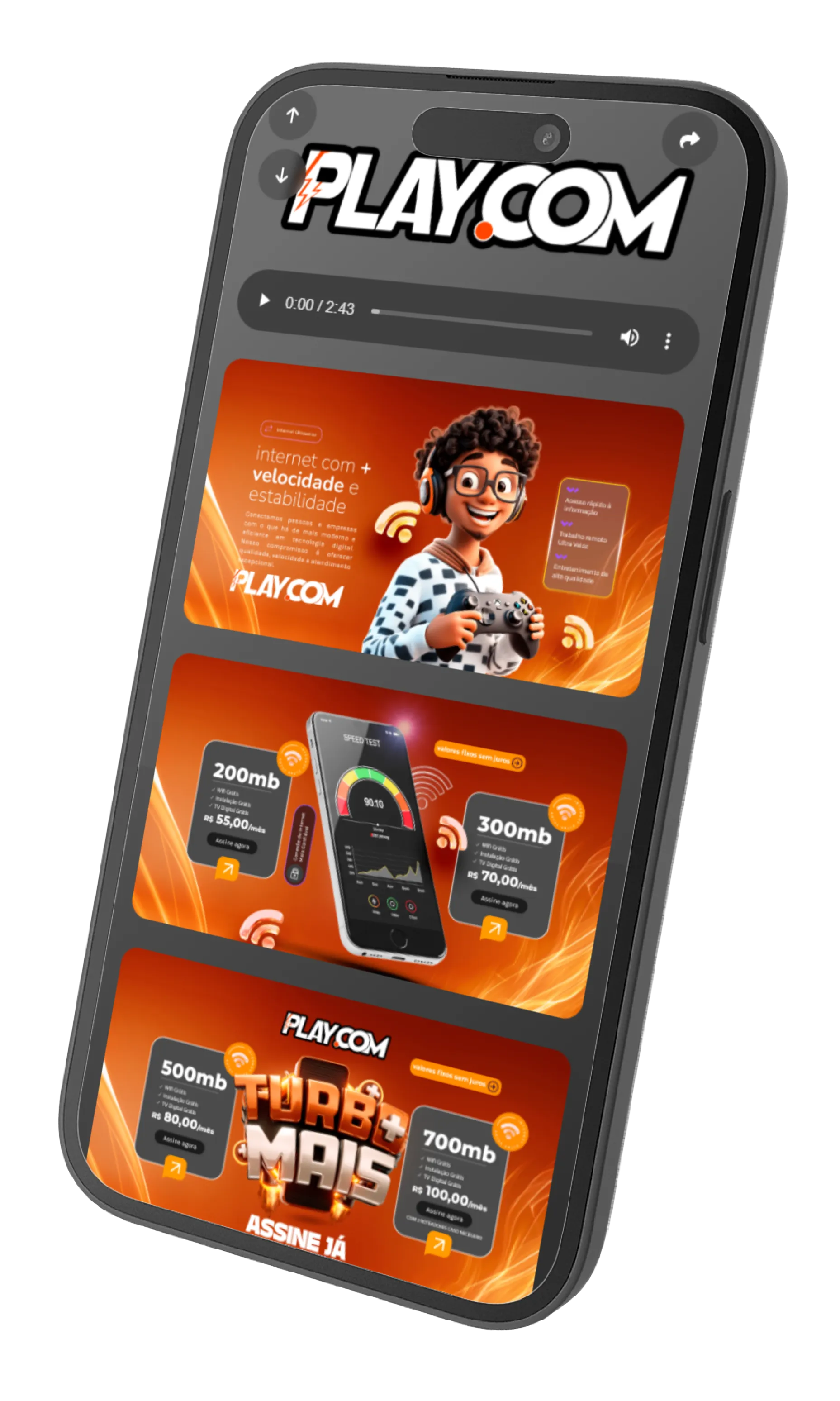 Amostra de BioLink — tema elegante